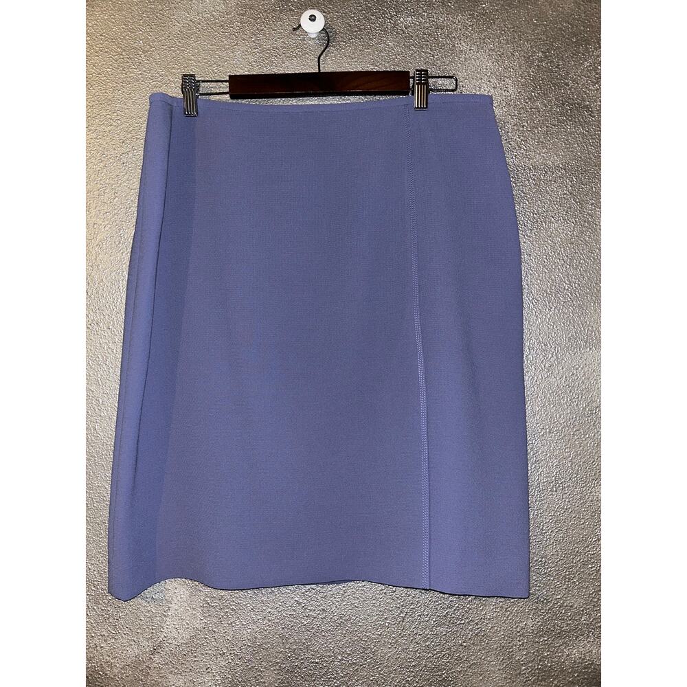 Tahari ASL Iris Skirt Suit Set 16 NWT Purple Blazer Pencil Skirt Career Business - Picture 4 of 12